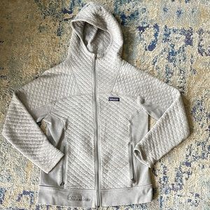 Patagonia size medium full zip gray sweatshirt